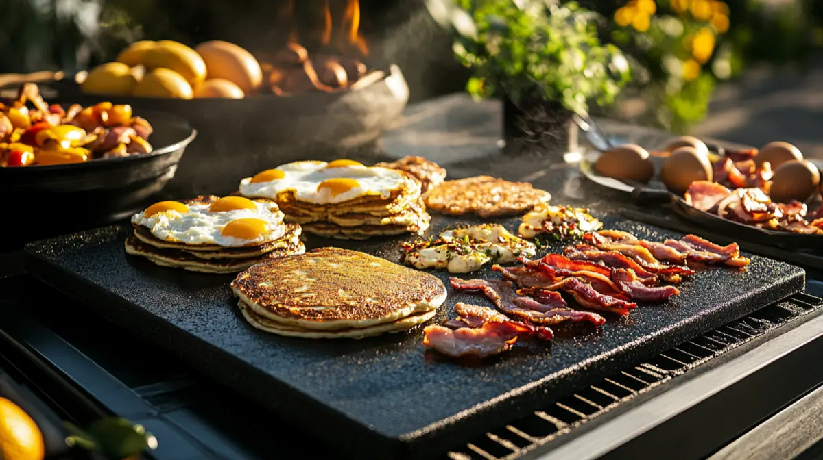 Blackstone breakfast spread