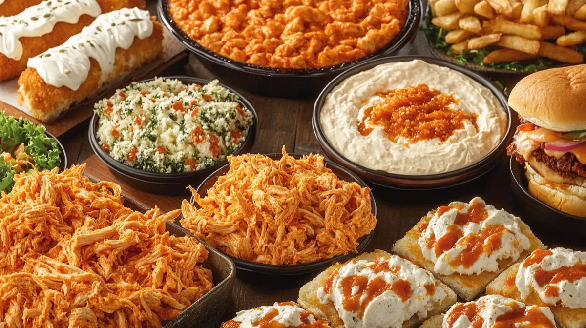 Image of Shredded Buffalo Chicken Dishes