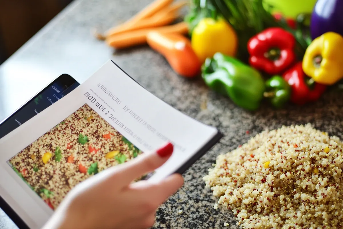 Preparing Quinoa Rice