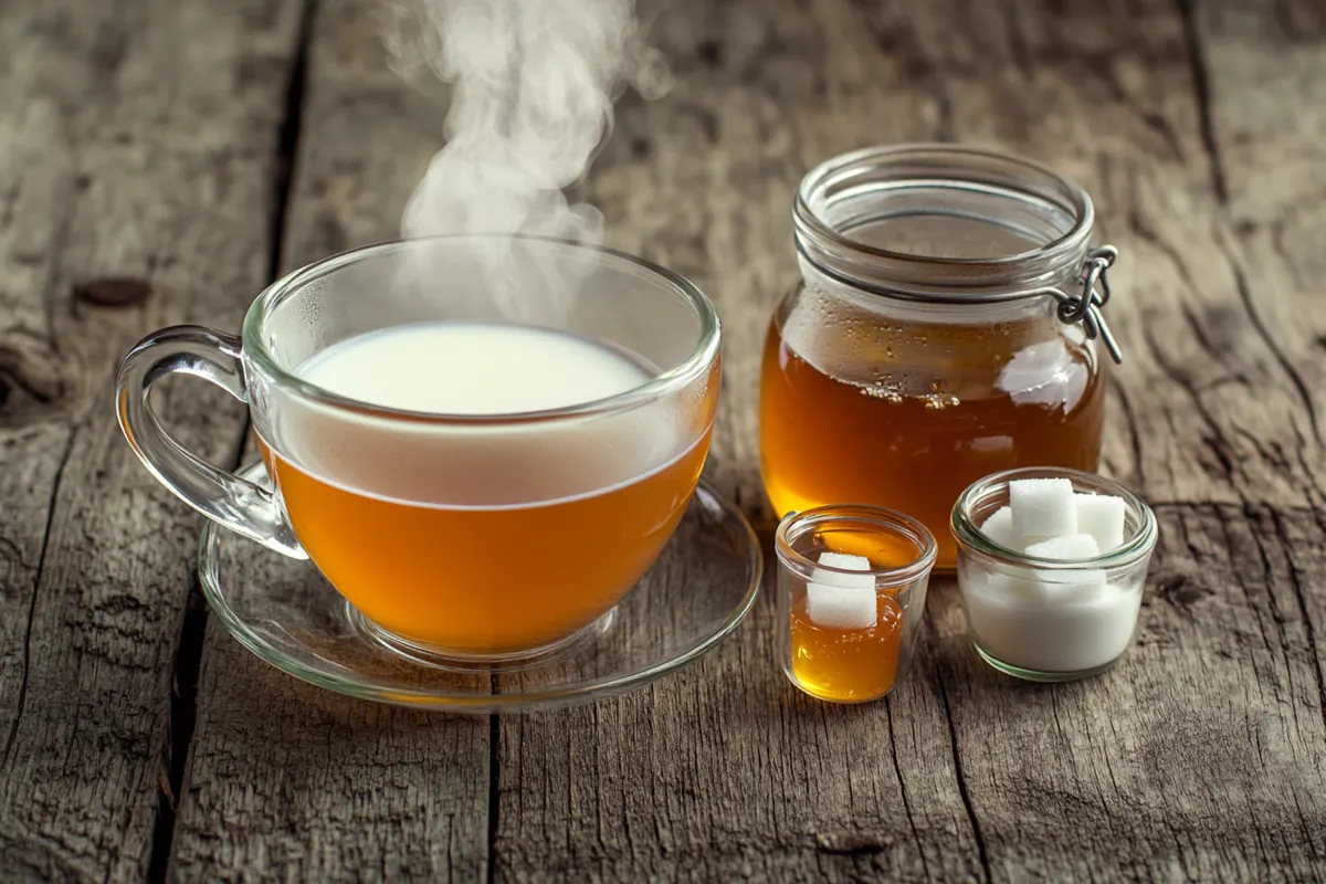 Put milk in Earl Grey