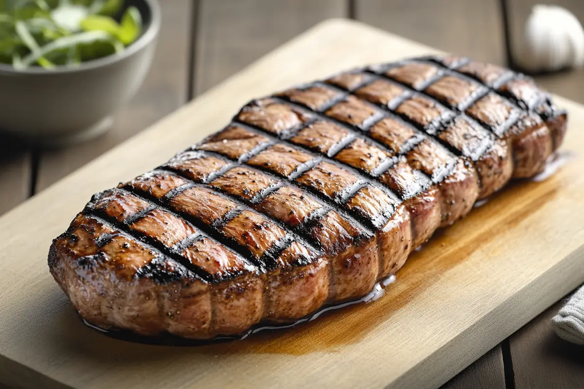 Grilled venison tenderloin