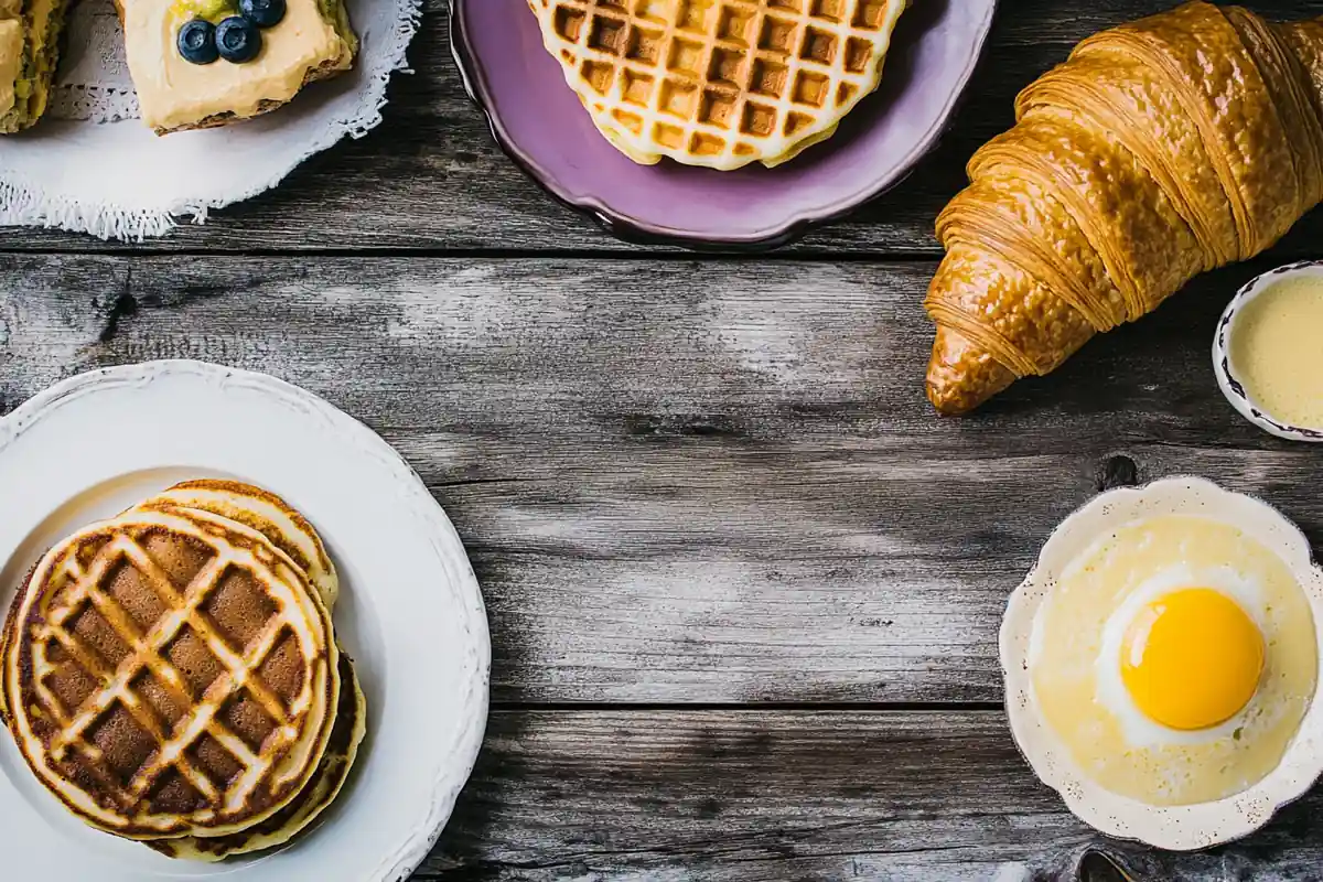 Top breakfast desserts beautifully arranged